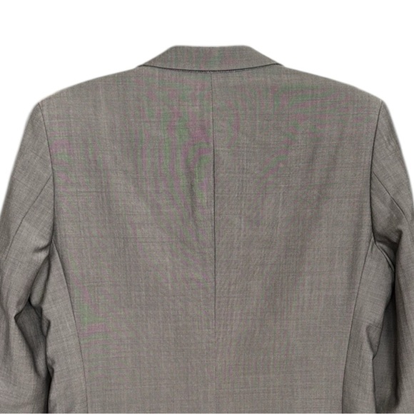 HUGO BOSS Aamon Hago Sport Coat Blazer Jacket Gray Wool Mohair Career, Size 36S - Picture 6 of 13